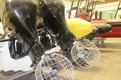 Professional offshore yellow tube RHIBs