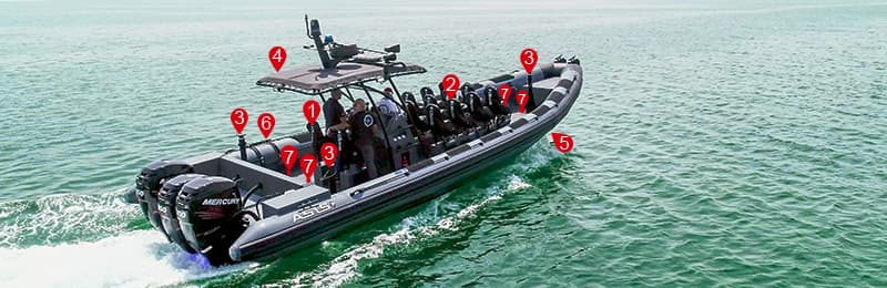 11m interceptor boat