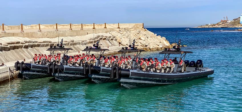4 Top Tier Aluminum Interceptor Boats for the Lebanese Army