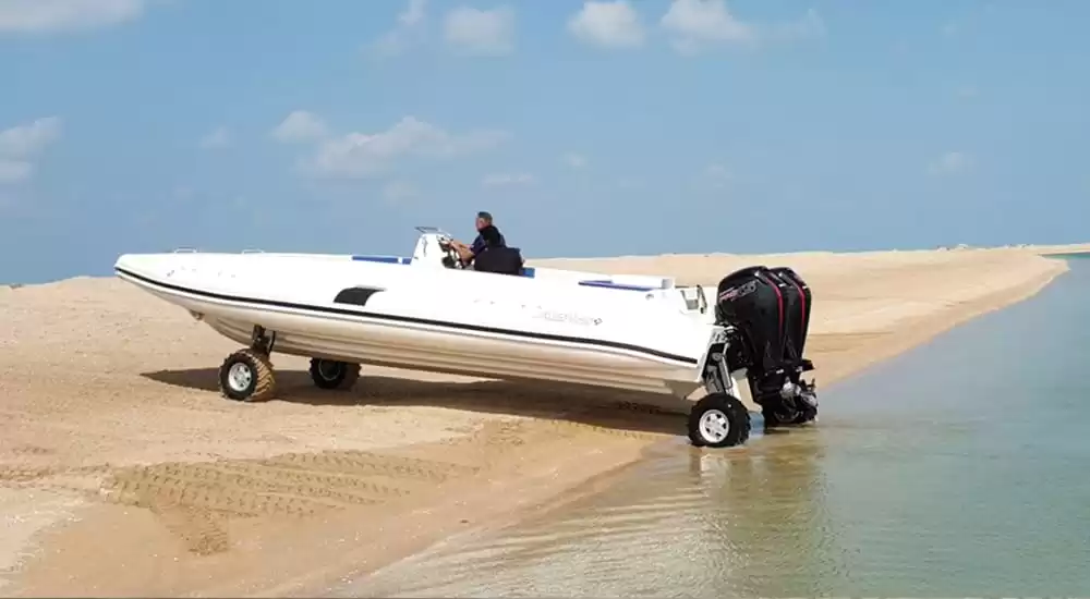 amphibious beachlander rib boat 9.5