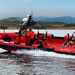 fiberglass patrol rescue boat
