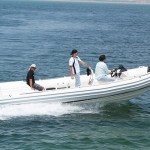 fiberglass oil and gas boat 7.2m