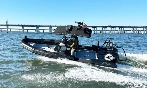 fiberglass police boat 8m