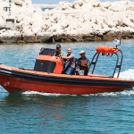 fiberglass solas rib boat with 4 Points Lifting System 6.5m