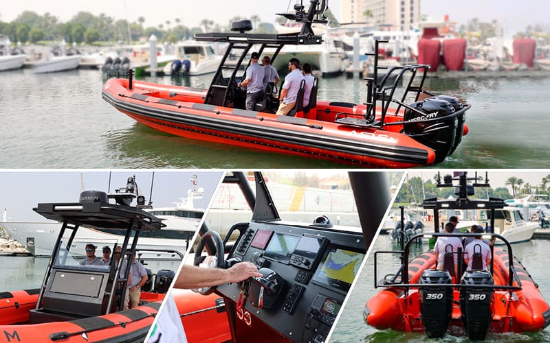 NEOM search and rescue boat
